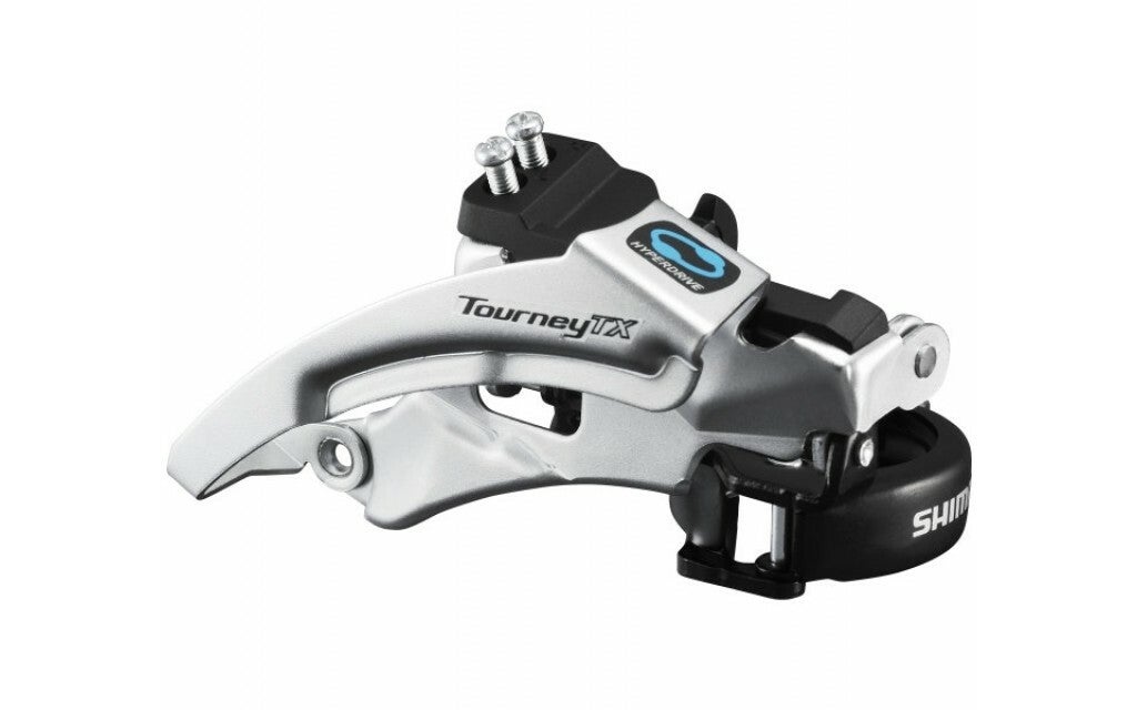 Voorderailleur 7/8 speed Shimano Tourney FD-TX800 Top Swing - lage klem - 42-48T - zwart