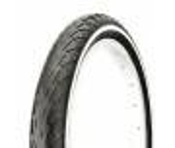 Buitenband 16 x 1.75" / 47-305 mm - zwart met witte lijn