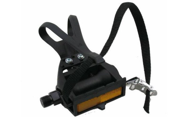 Pedaalset Edge race met clips en riemen 