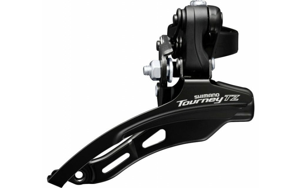 Voorderailleur 6/7-speed Shimano Tourney TZ FD-TZ510 Down Swing - hoge klem - 48T - zwart
