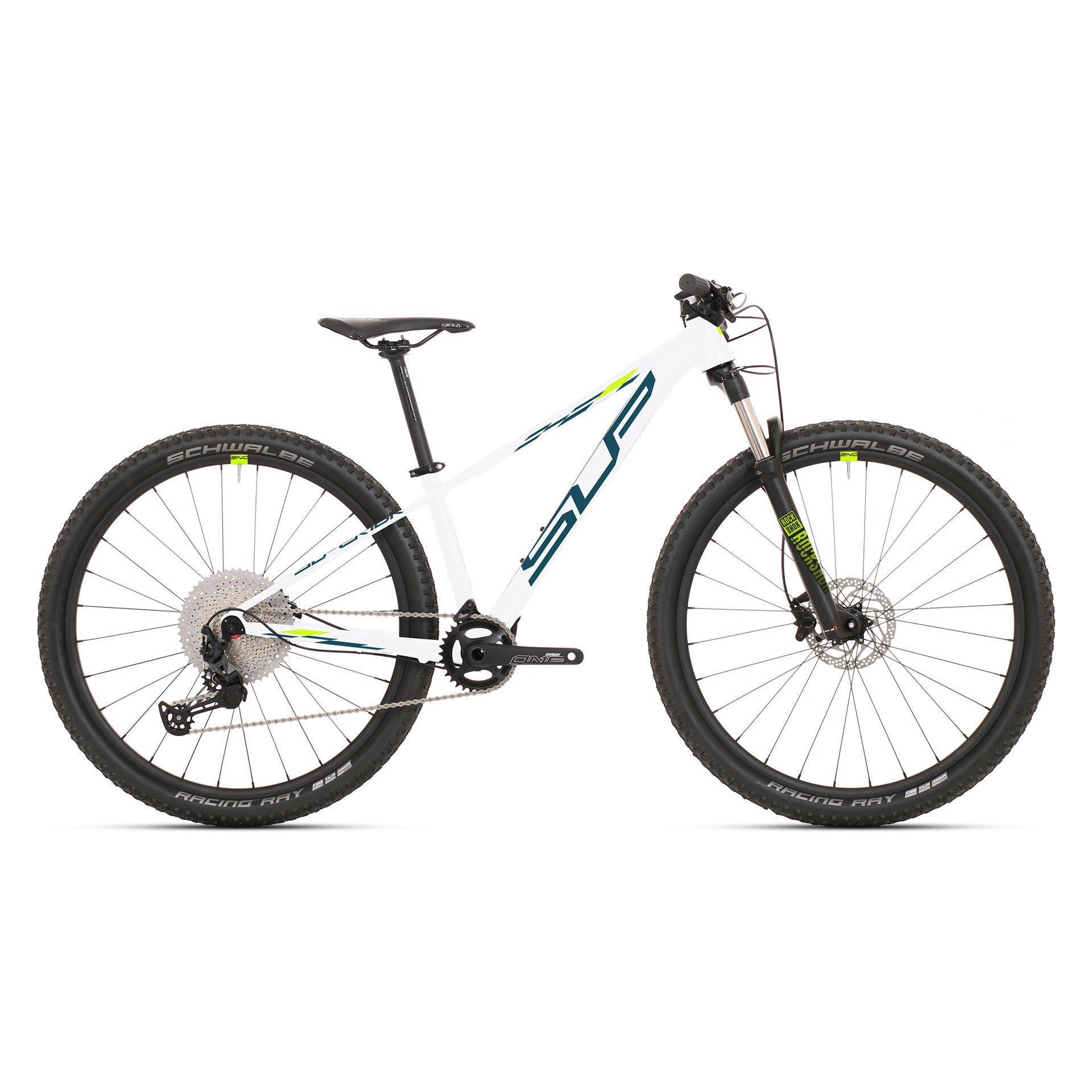 SUP Racer XC 27 DB 27.5x15.5(S) GLOS WHI/BL/YLW
