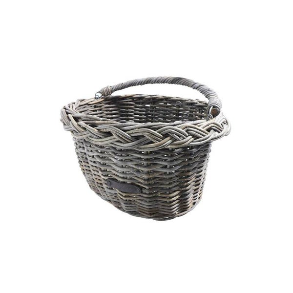 WICKED Mand riet  aan stuur Ovaal (44X35X24)  4 kleuren 
