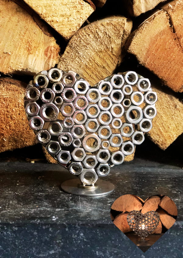 Waxinelichthouder van RVS Moeren