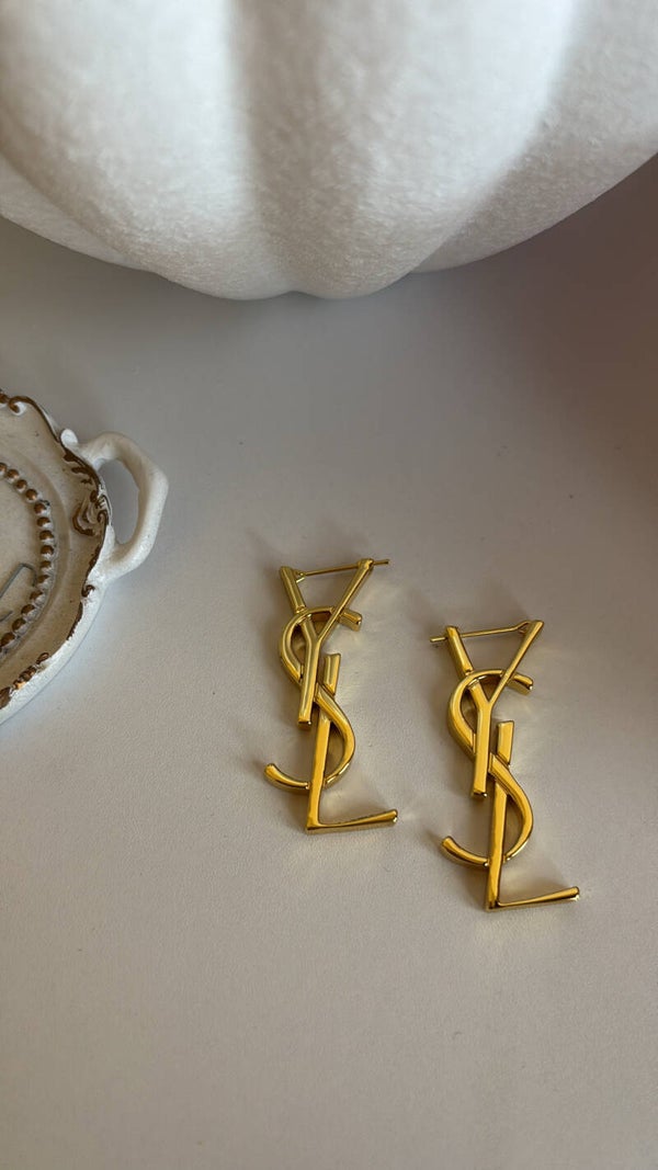 Orecchini grandi Ysl