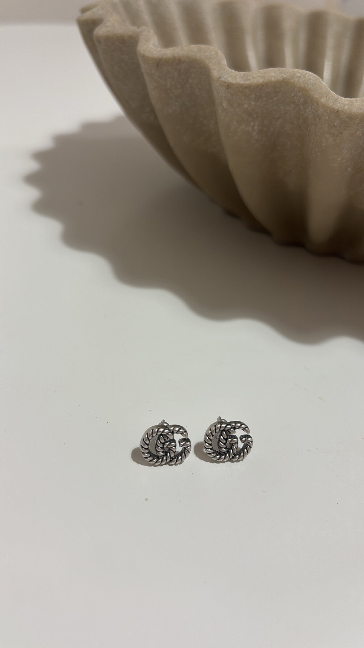 Orecchini mini intrecciati gg