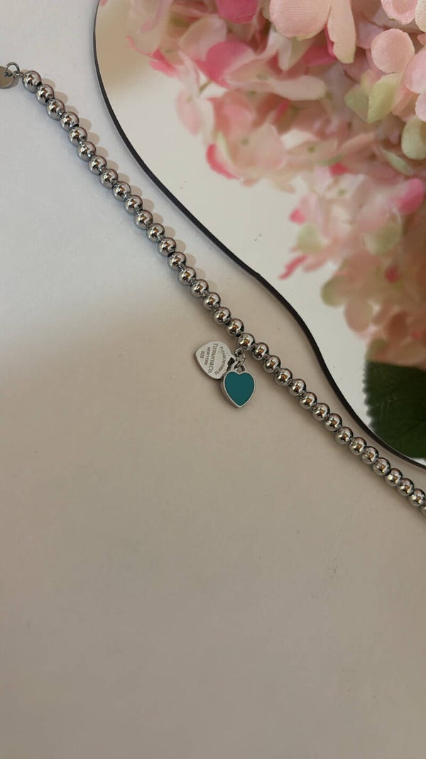 Bracciale due cuori Tiffy