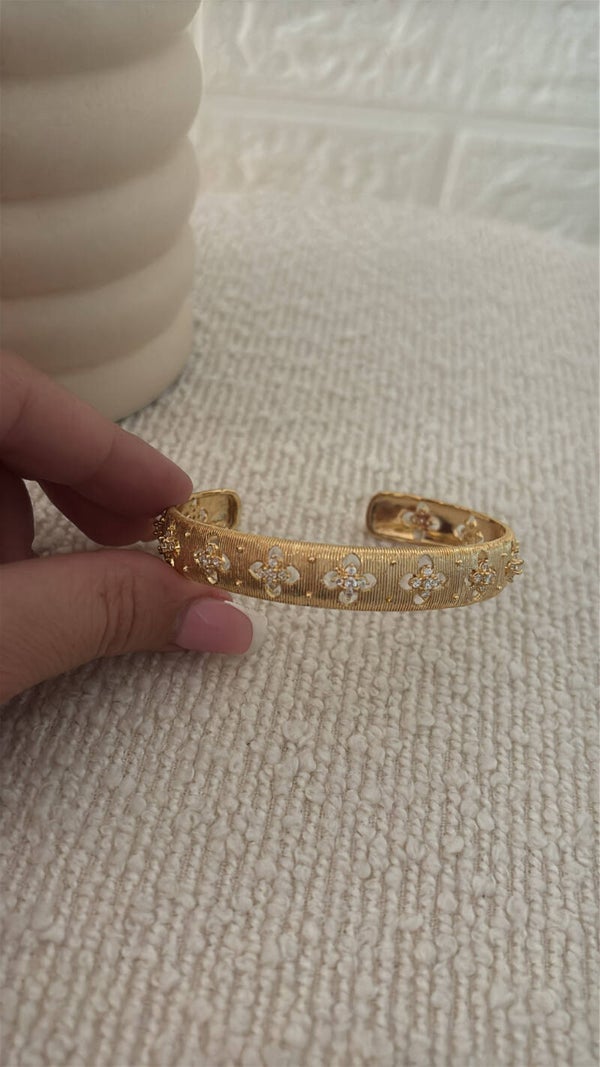 Bracciale flowers brillanti