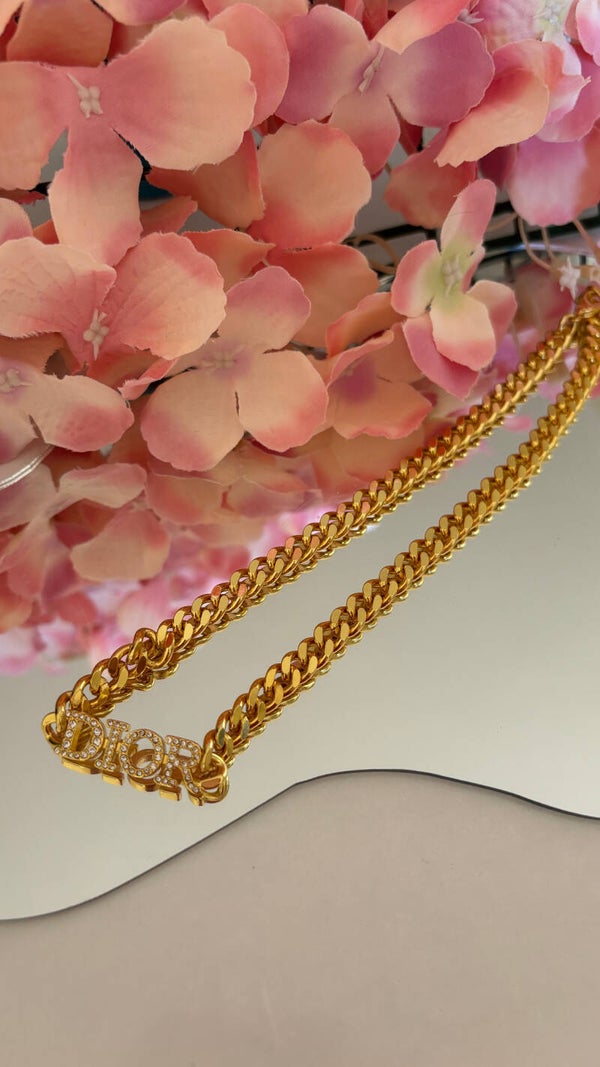 Collana girocollo logo D