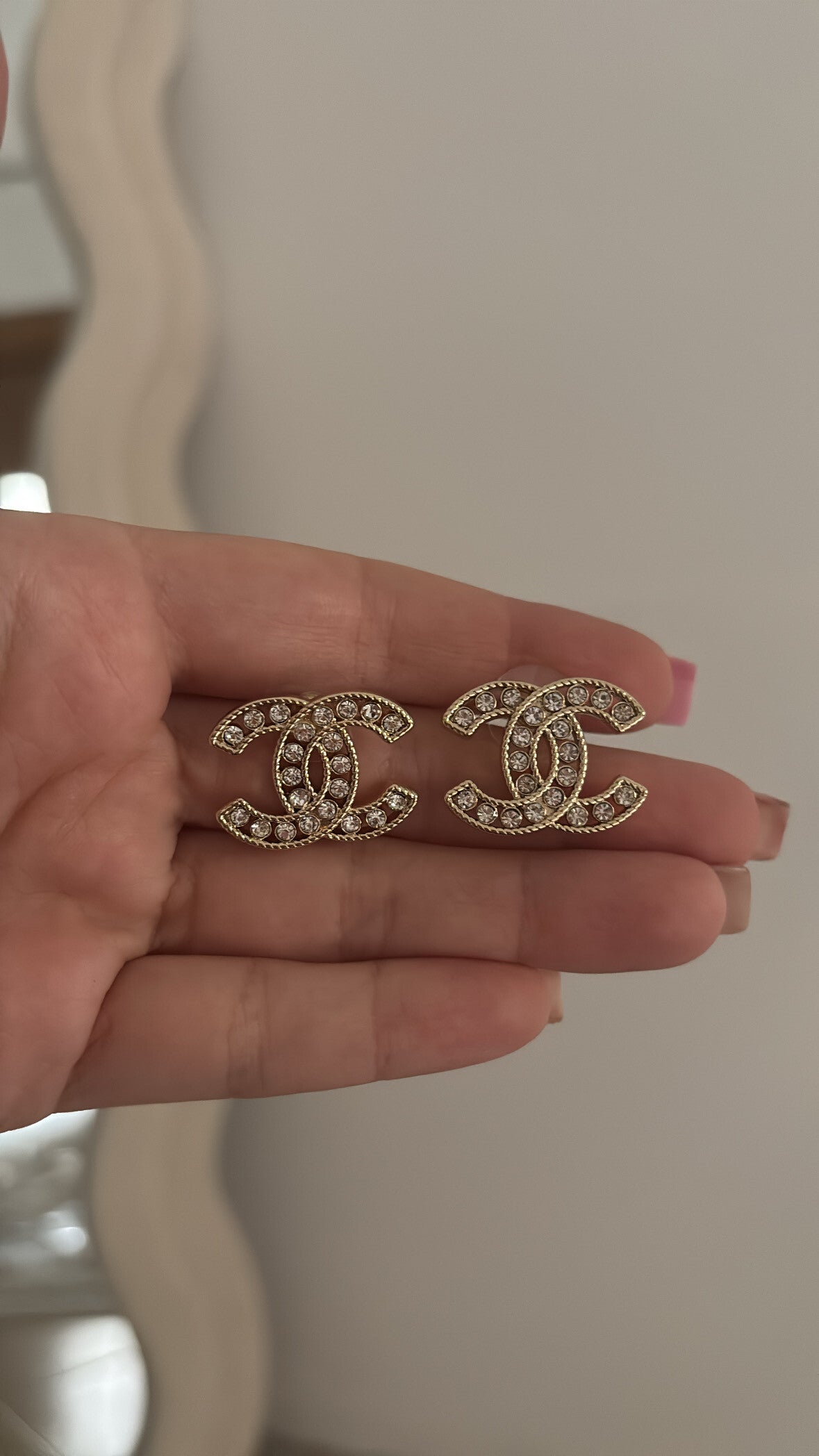 Orecchini grandi cc gold