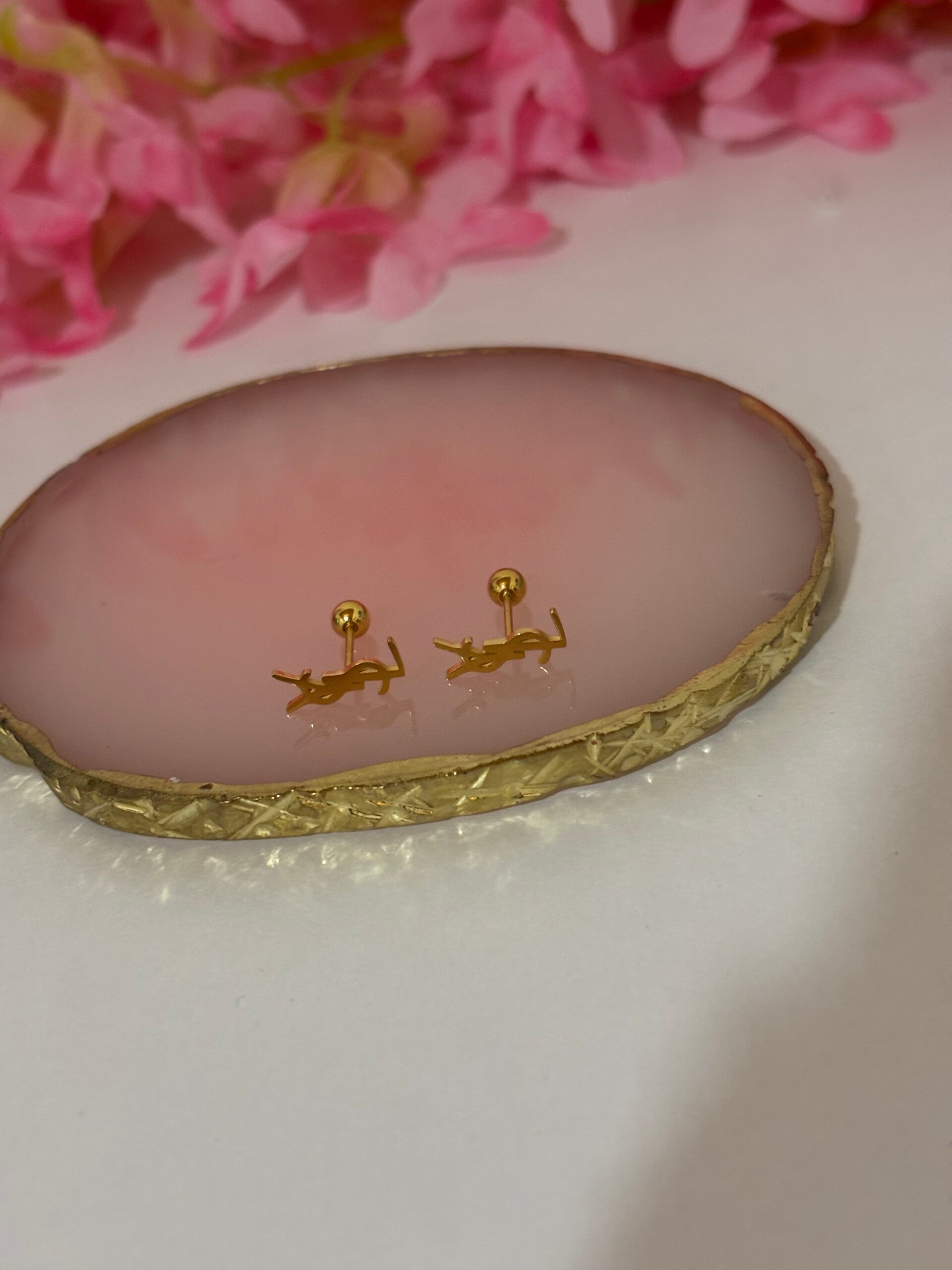 Orecchini mini mini ysl per doppio buco