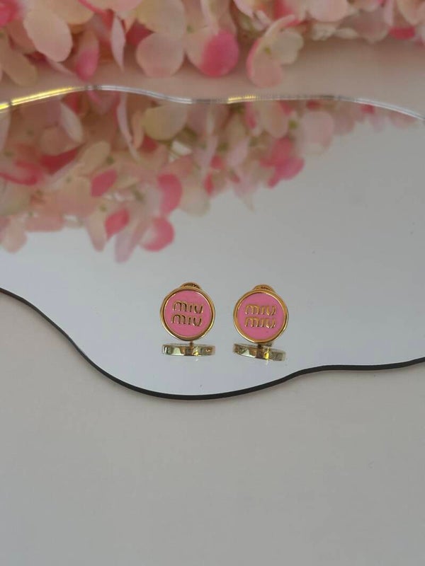Orecchini pink miu