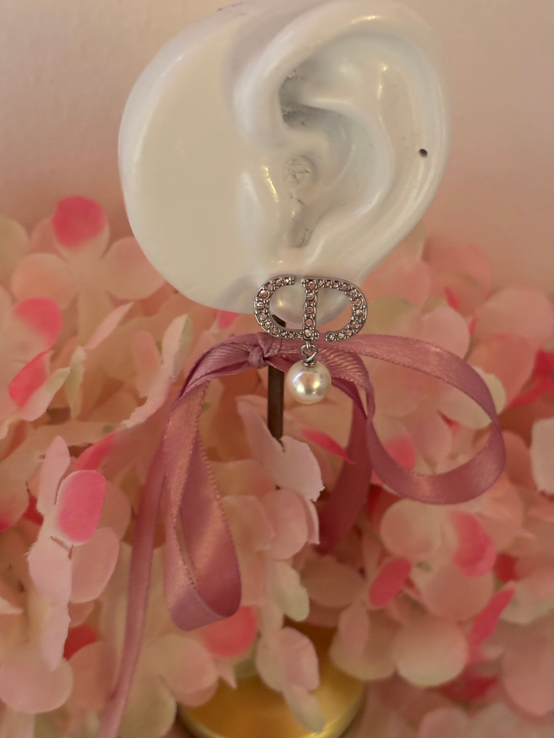 Orecchini perle pendenti CD