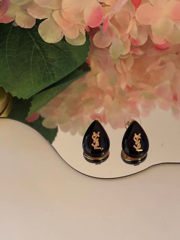Orecchini a goccia Ysl