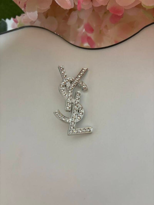 Spilla brillantini Ysl