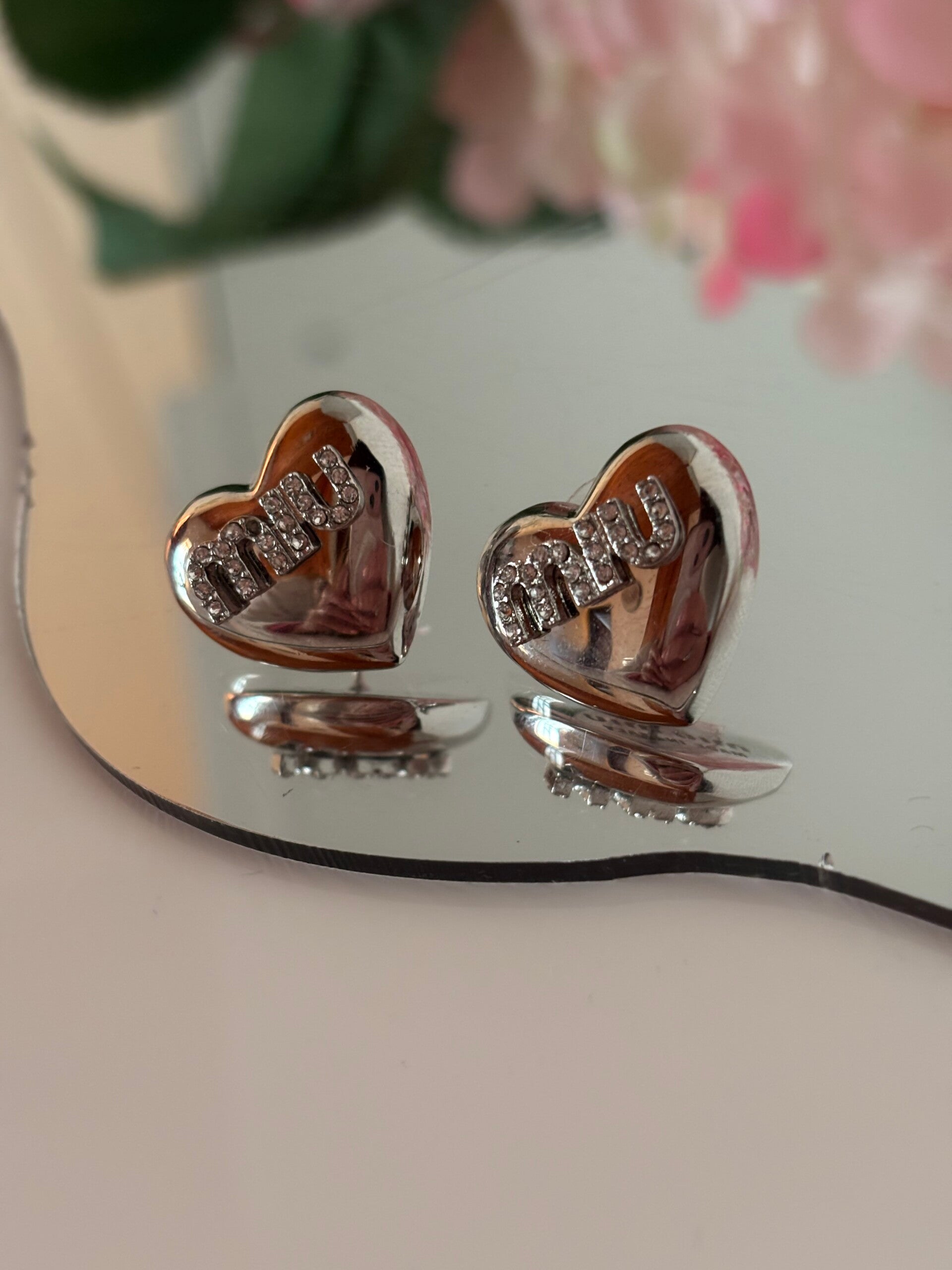 Orecchini cuori bombati miu