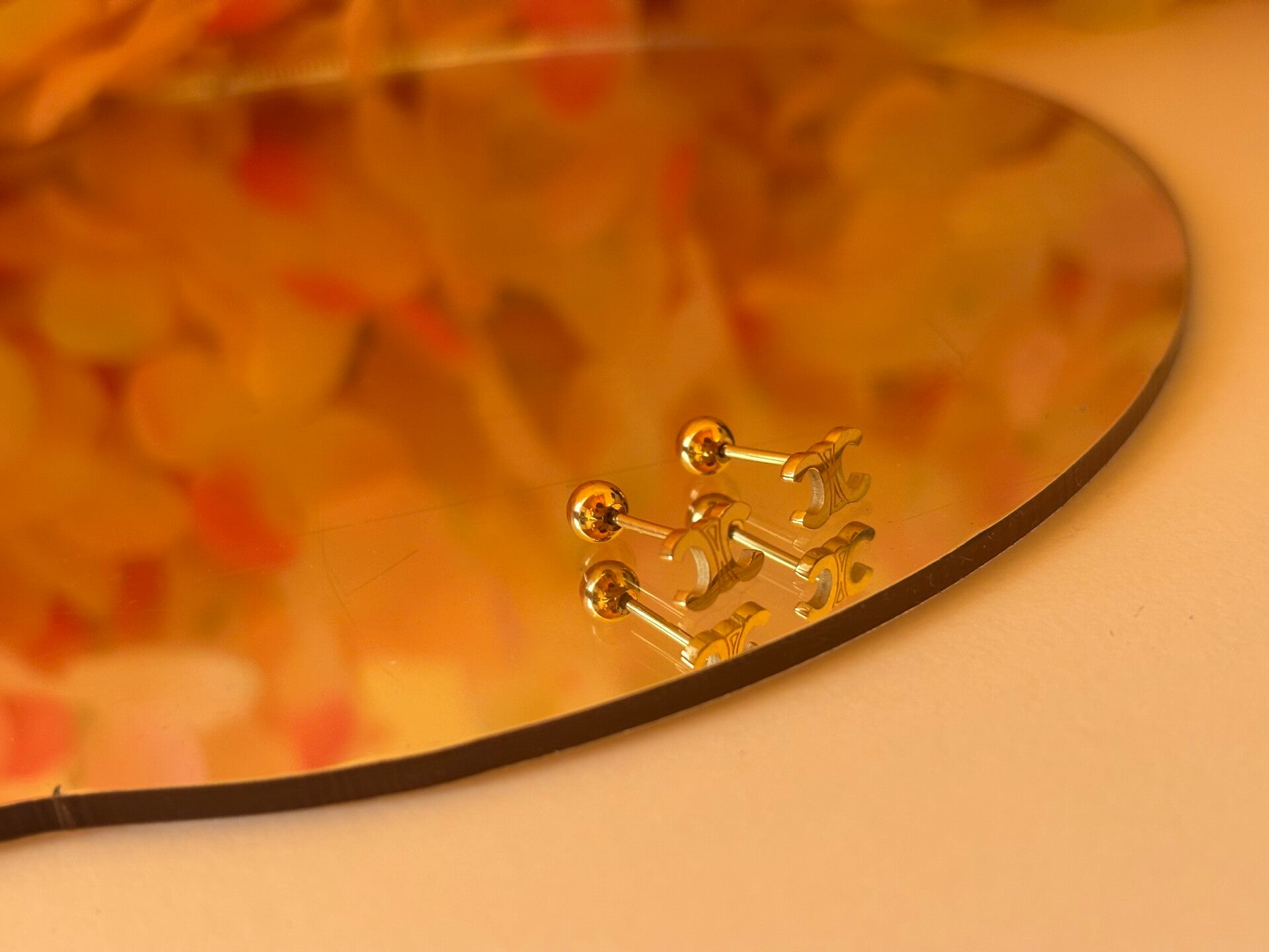 Orecchini mini mini celi