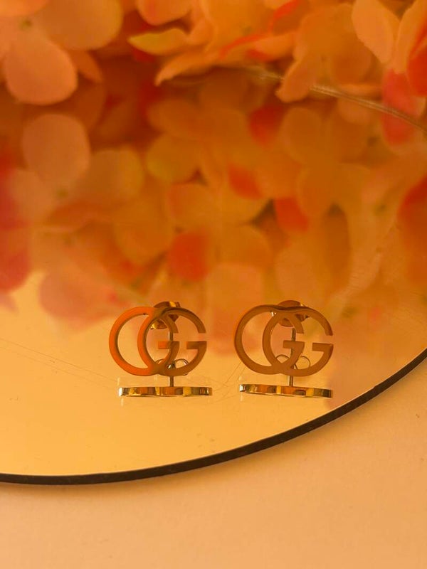 Orecchini gold gg