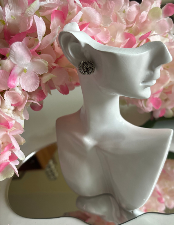 Orecchini mini intrecciati gg