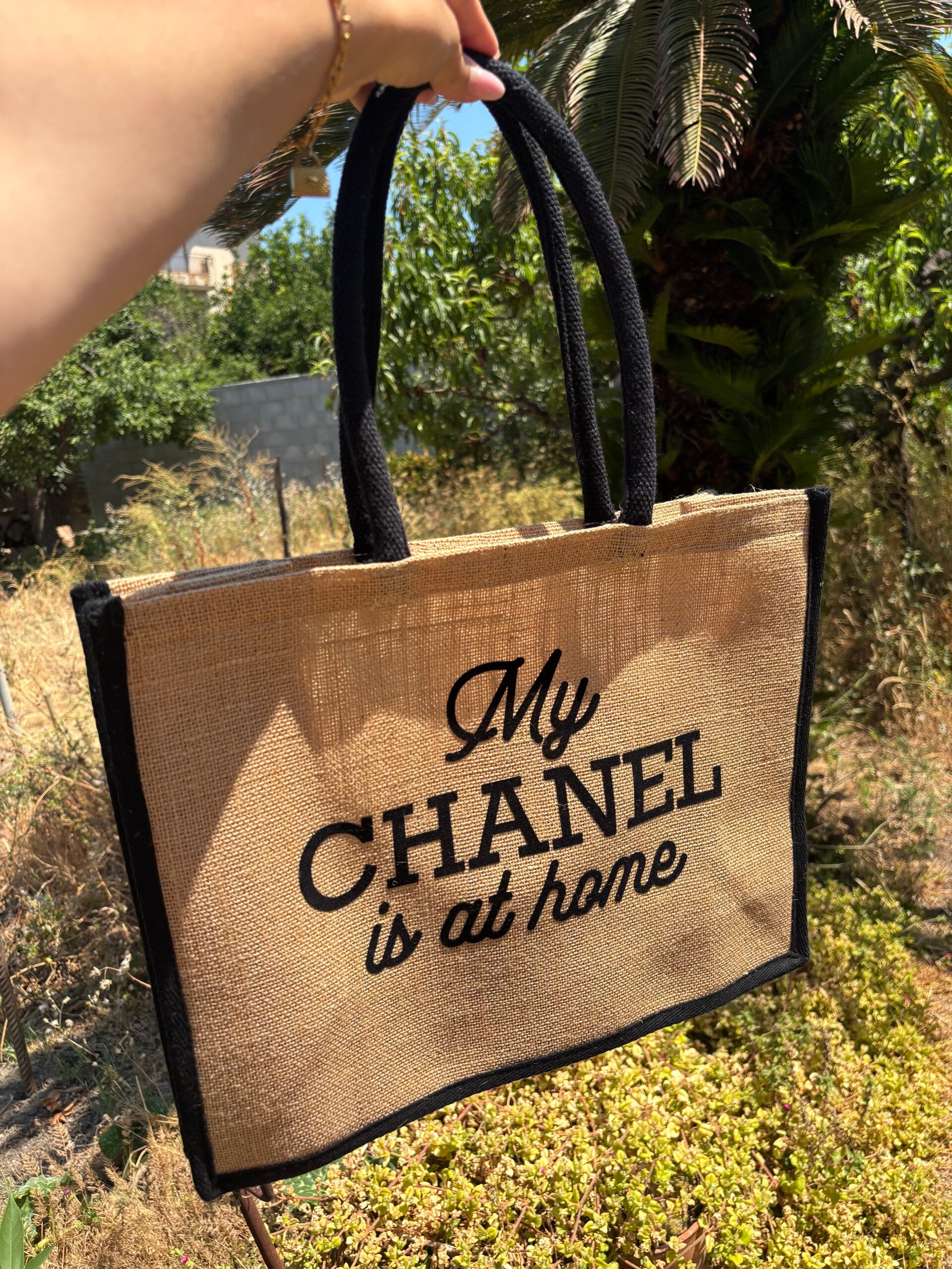 Borsa in tela di juta