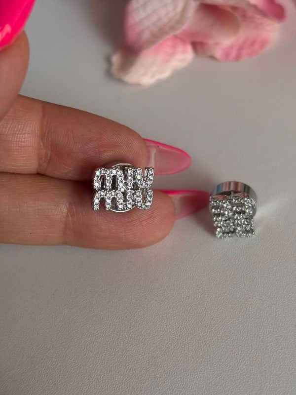 Orecchini brillantini Miu