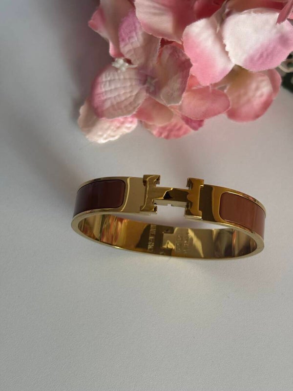 Bracciale classico Hermy marrone