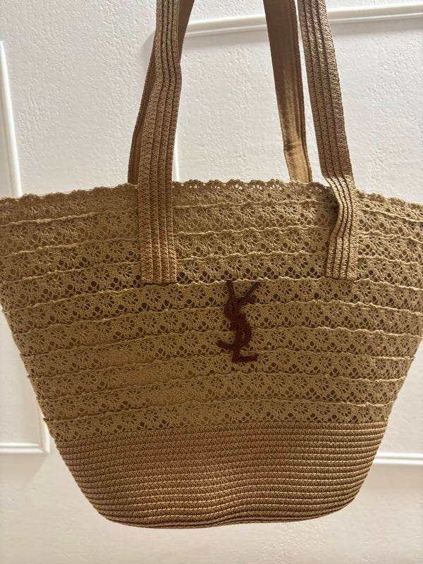 Borsa di paglia Ysl