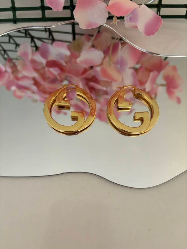 Orecchini cerchi grandi gg