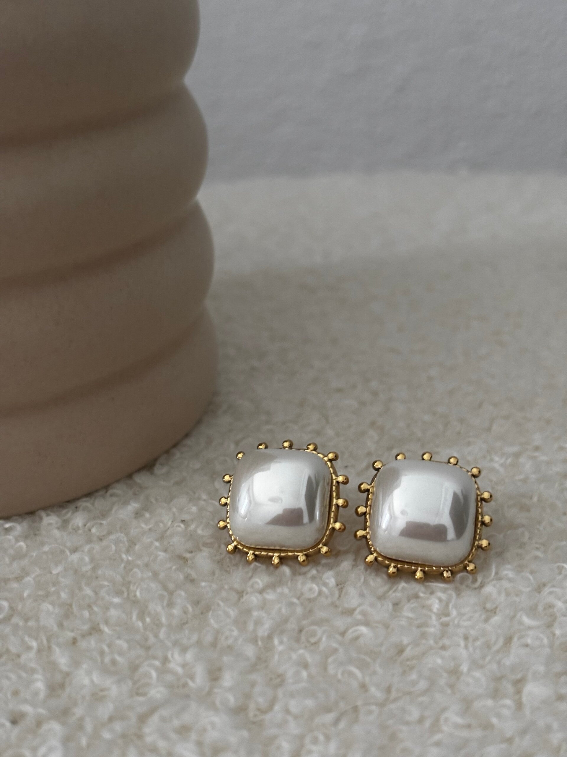 Orecchini stile vintage perlas