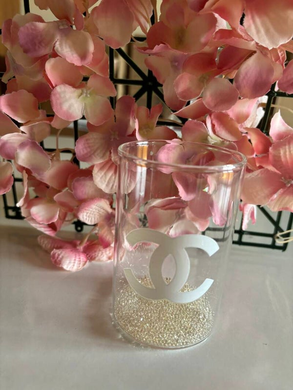 Porta candela alto trasparente