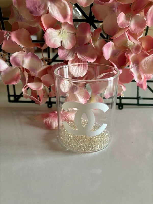 Porta candela trasparente