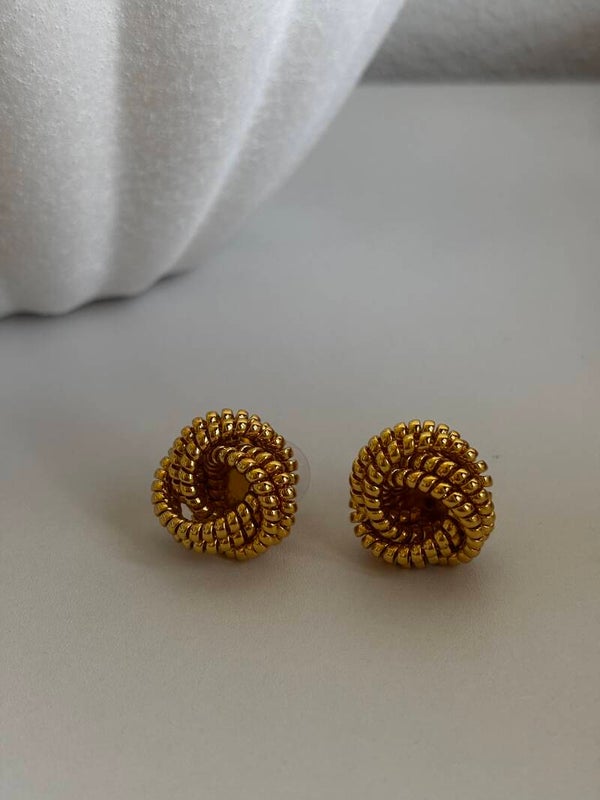 Orecchini vintage nodo celi