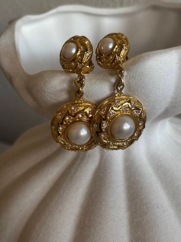 Orecchini a clip vintage anni 80