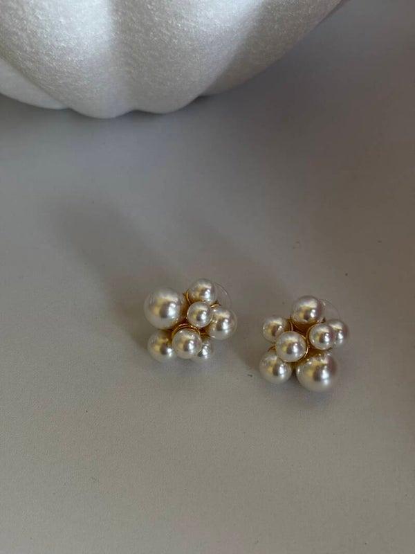 Orecchini perle a grappolo stile vintage celi