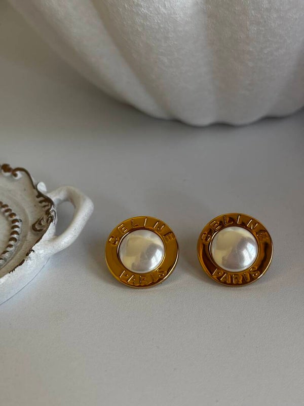 Orecchini vintage celi