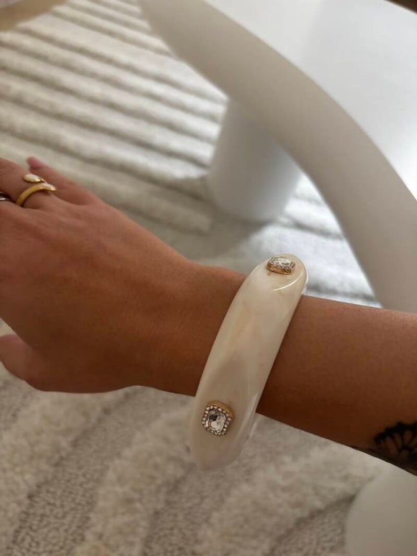 Bracciale in resina diamanti