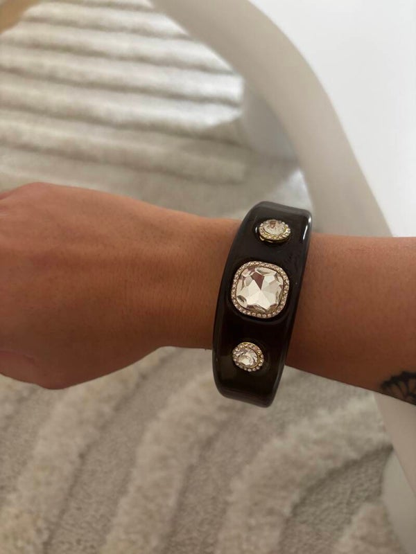 Bracciale scintillo in resina