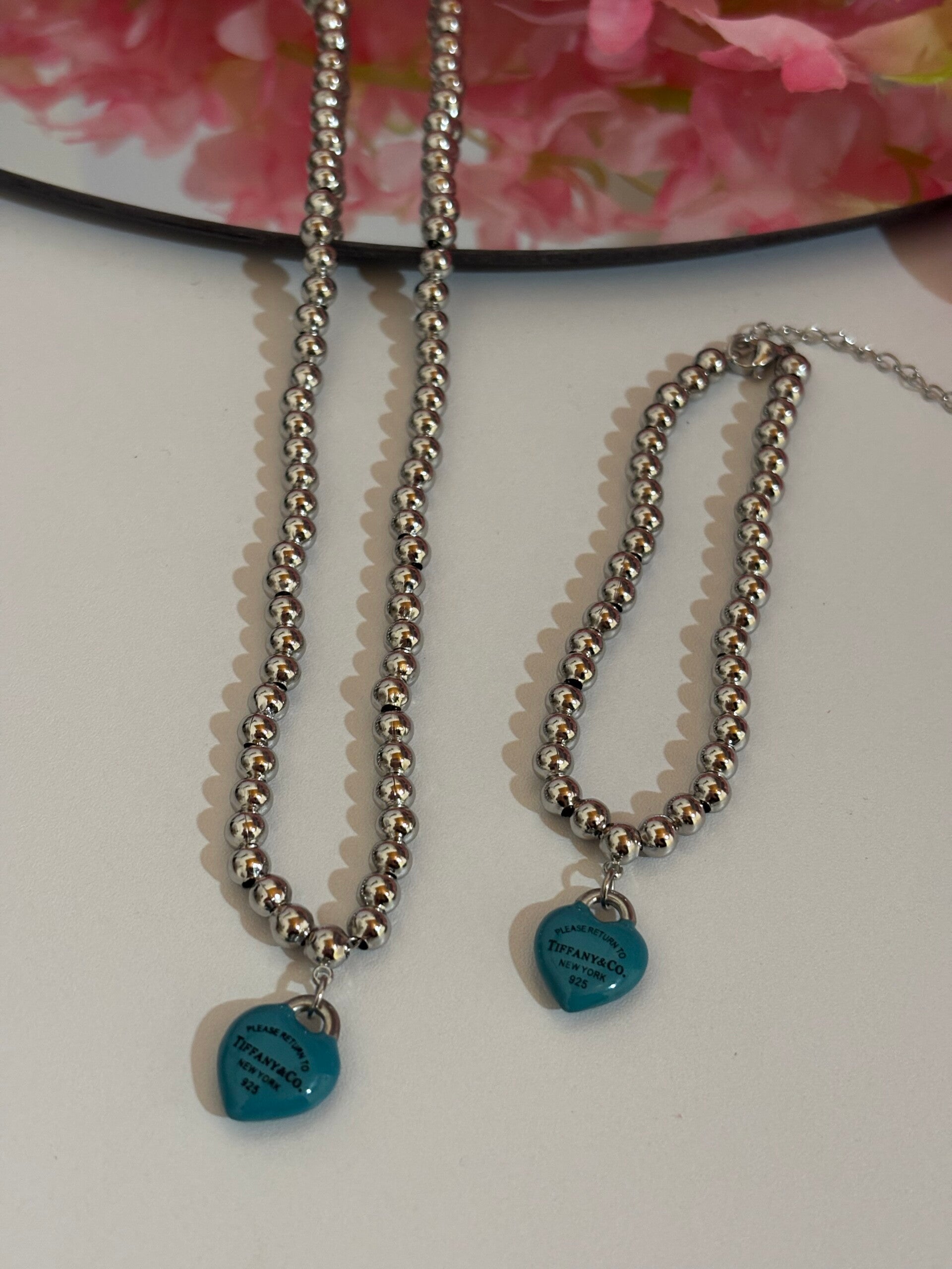 Collana e bracciale Tiffy