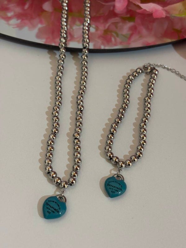 Collana e bracciale Tiffy