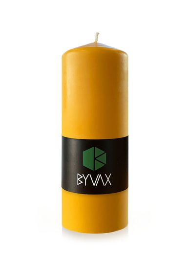 Bijenwas Stompkaars | 18cm