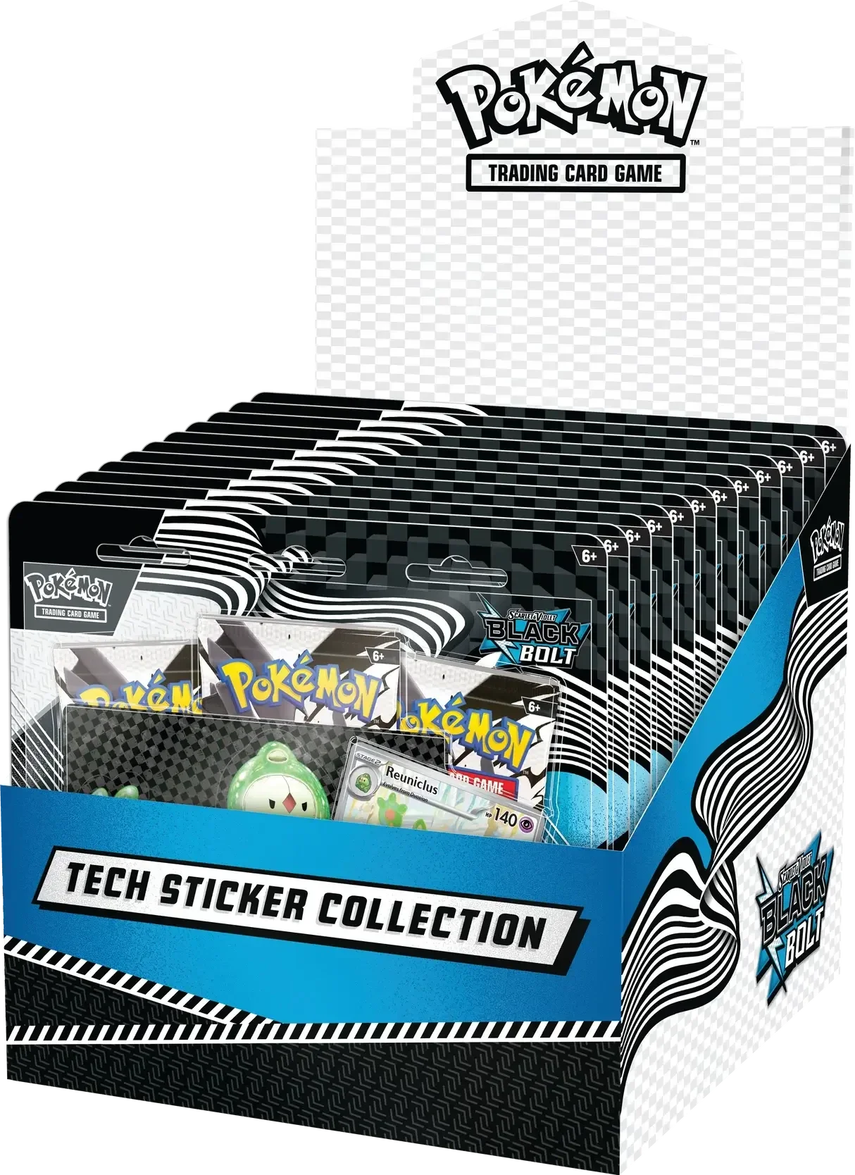 Black Bolt  Tech Sticker Collection  Display (12 stuks)