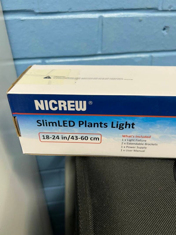 Nicrew slim led aquatic plant light