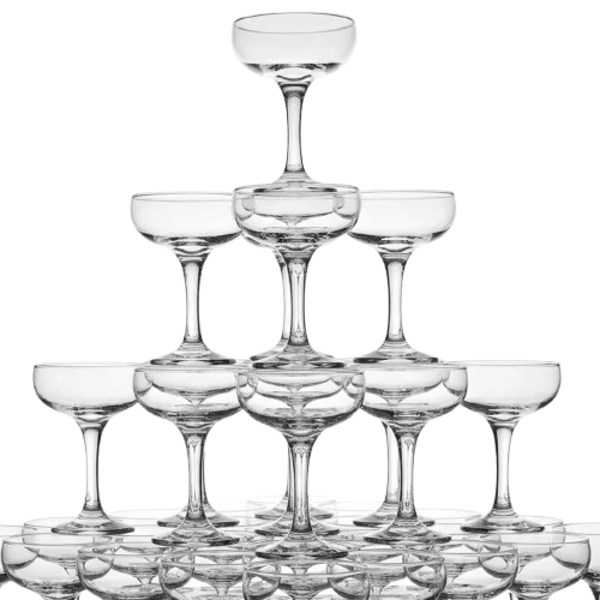 Champagner-Pyramide 3 - 6 Ebenen