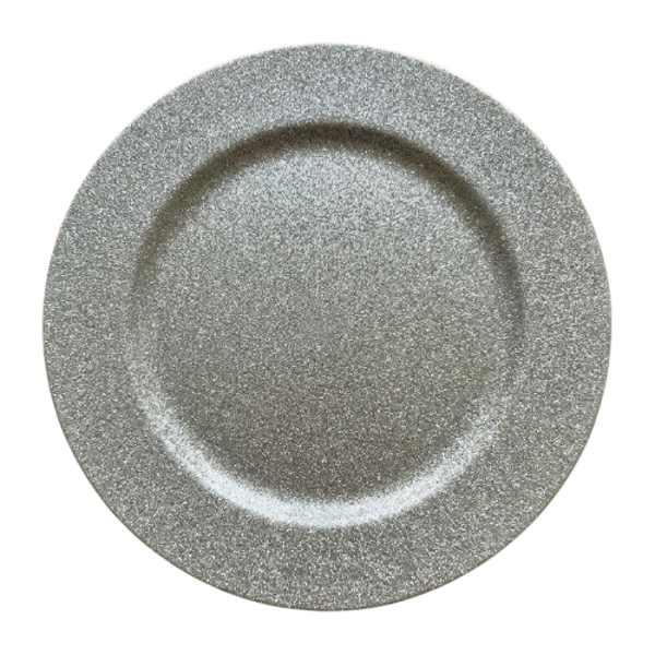 Platzteller silber 33cm inkl. Reinigung