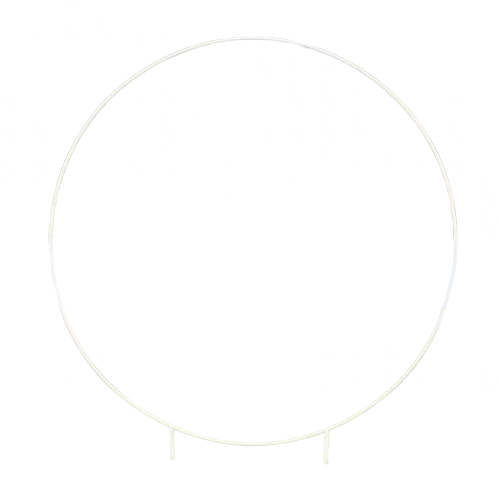 Traubogen - rund weiß 200cm