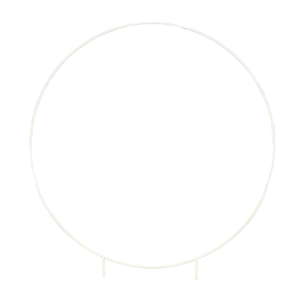 Traubogen - rund weiß 200cm