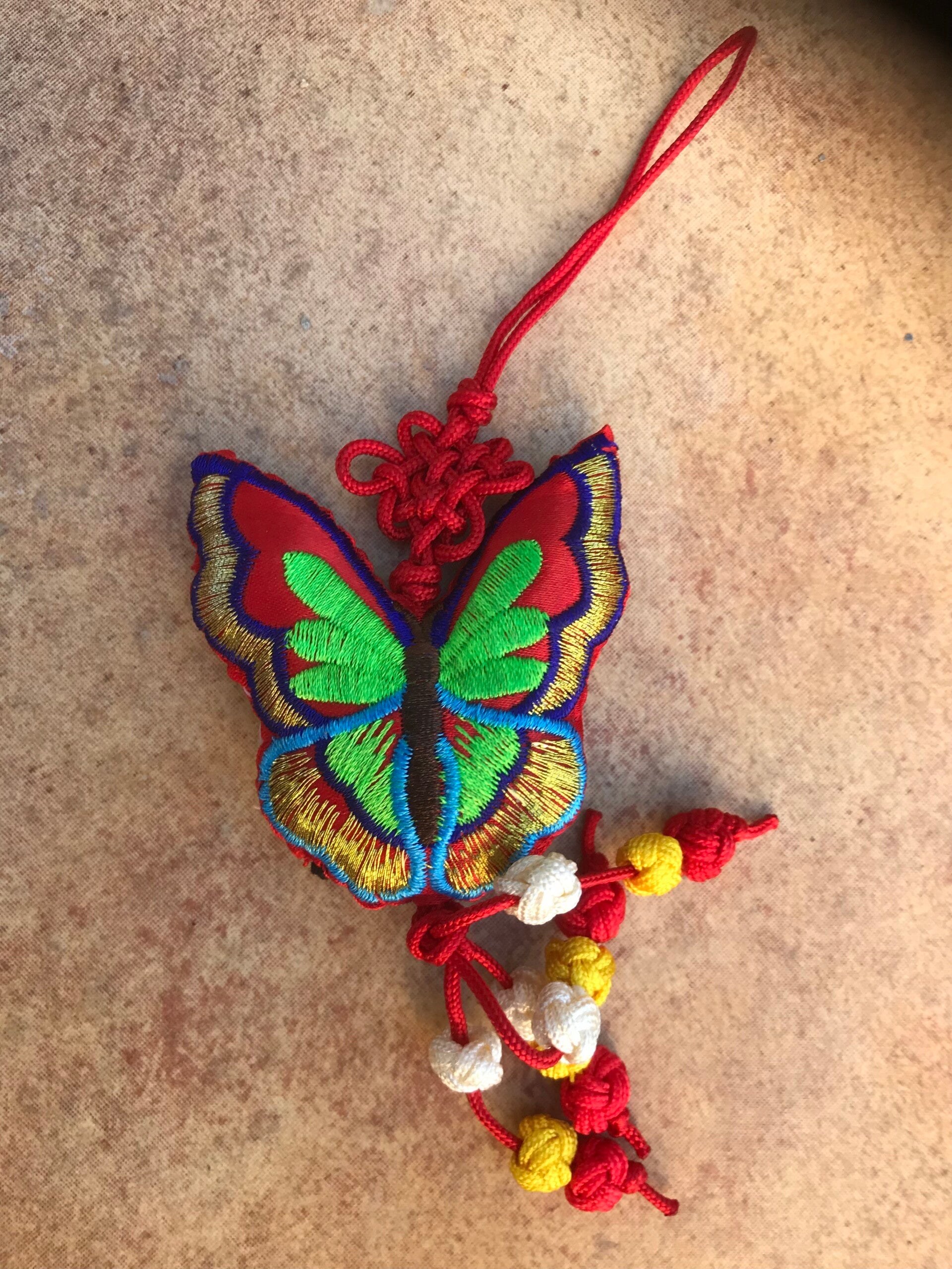 Lucky charm from Nepal Butterfly