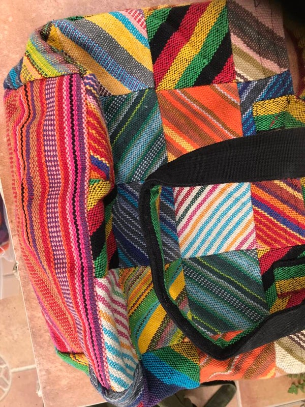 Bag from Nepal + 38 by 24 cm.