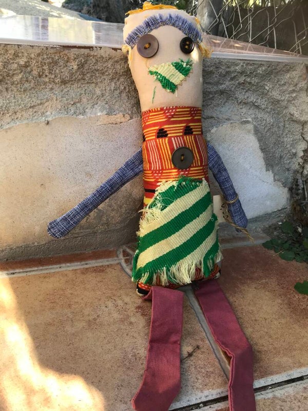 Handmade ugly doll + 40 cm