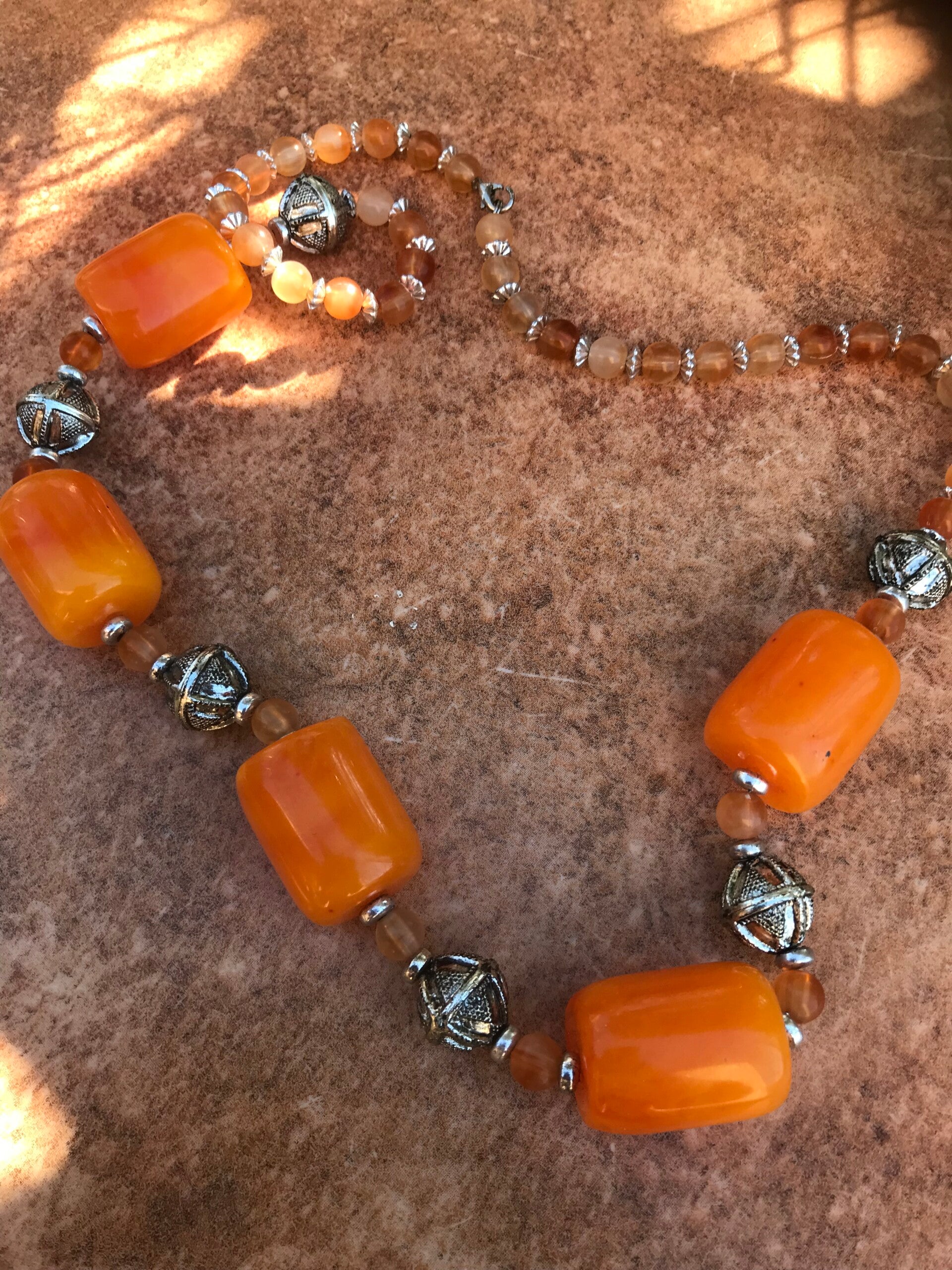 Necklace orange