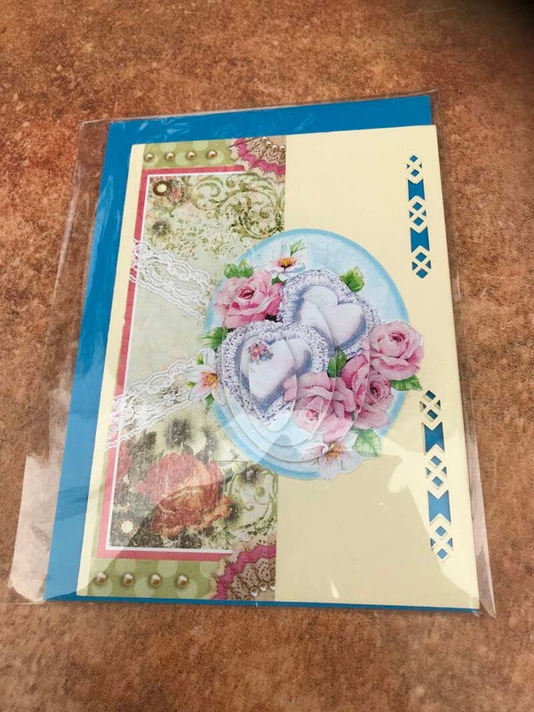 Handmade card rosés